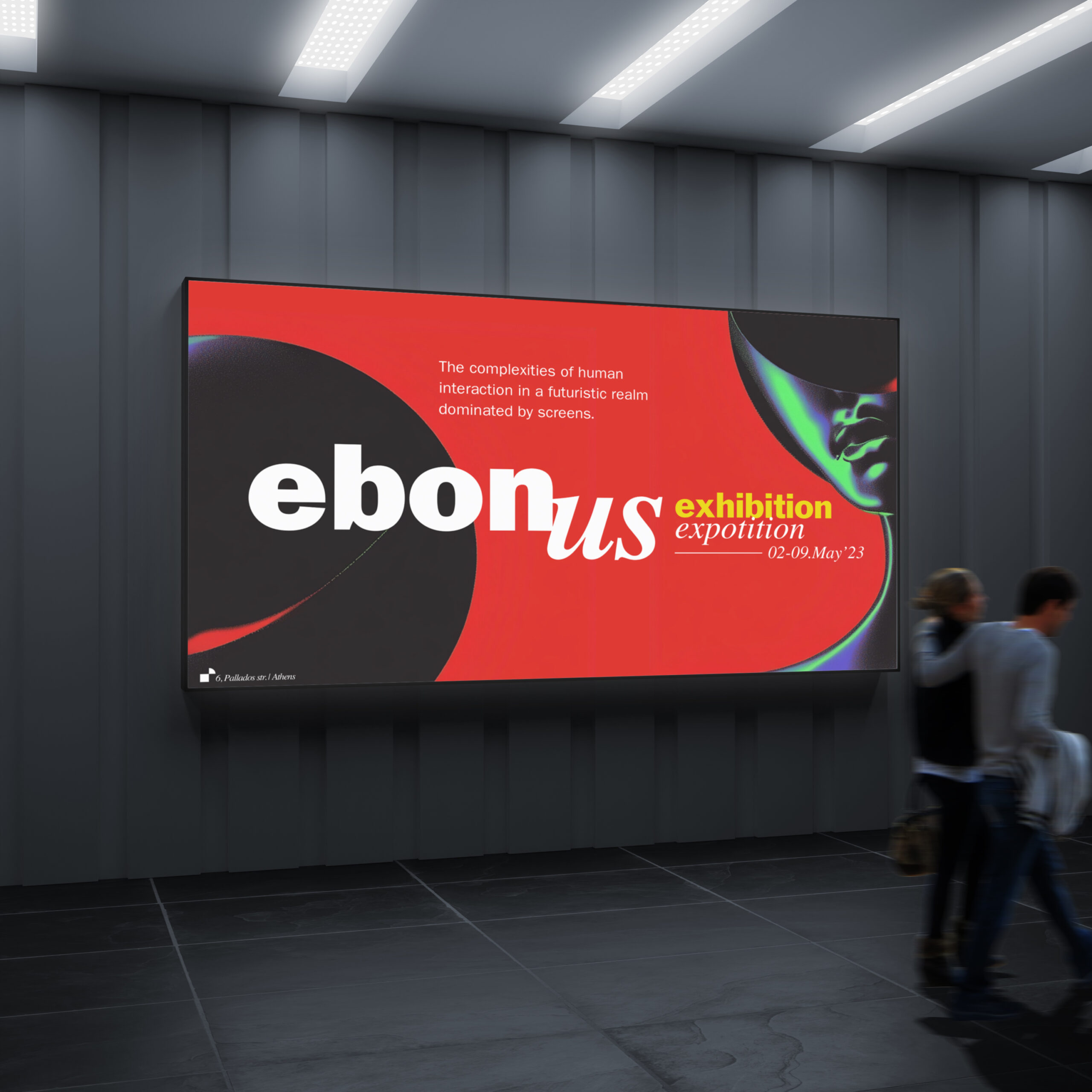 ebonus Metro Station Billboard.