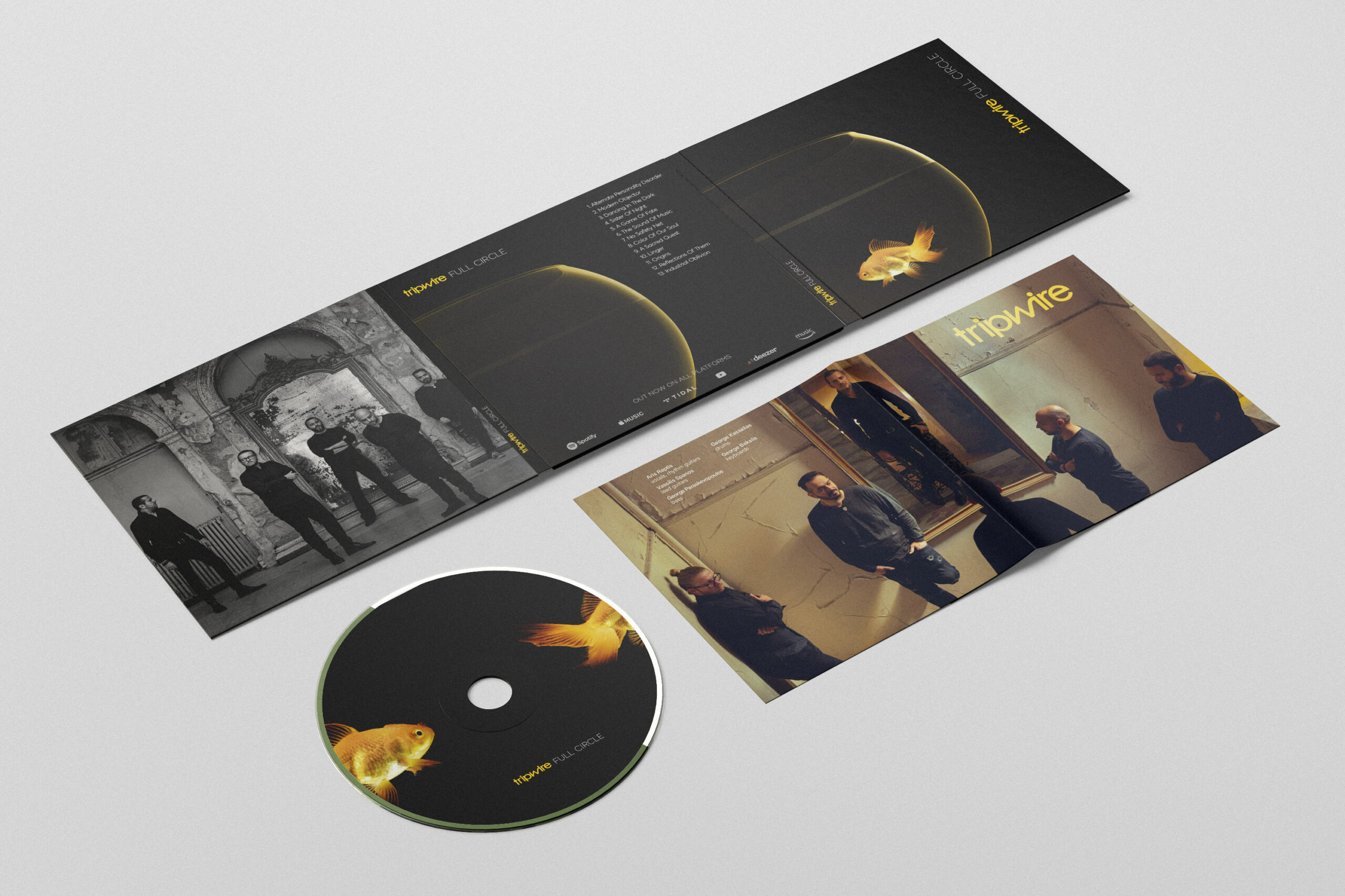 Tripwire Full Circle Cd Case unfolded.