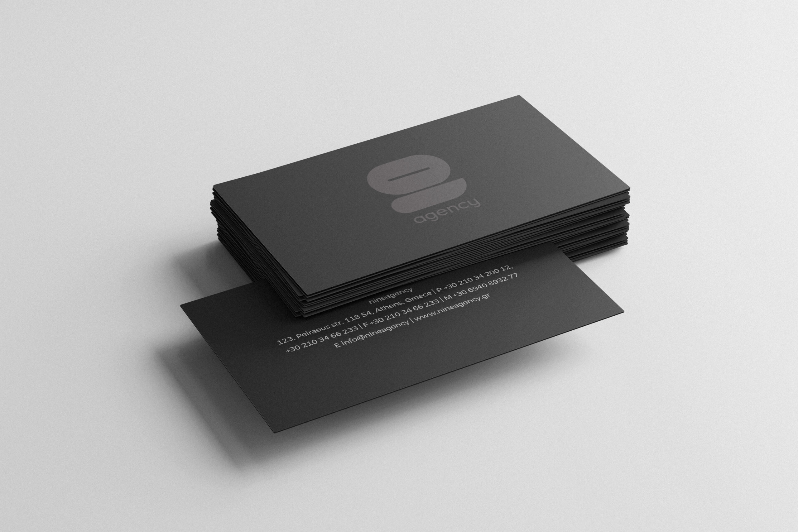 Nine Agency Business Cards