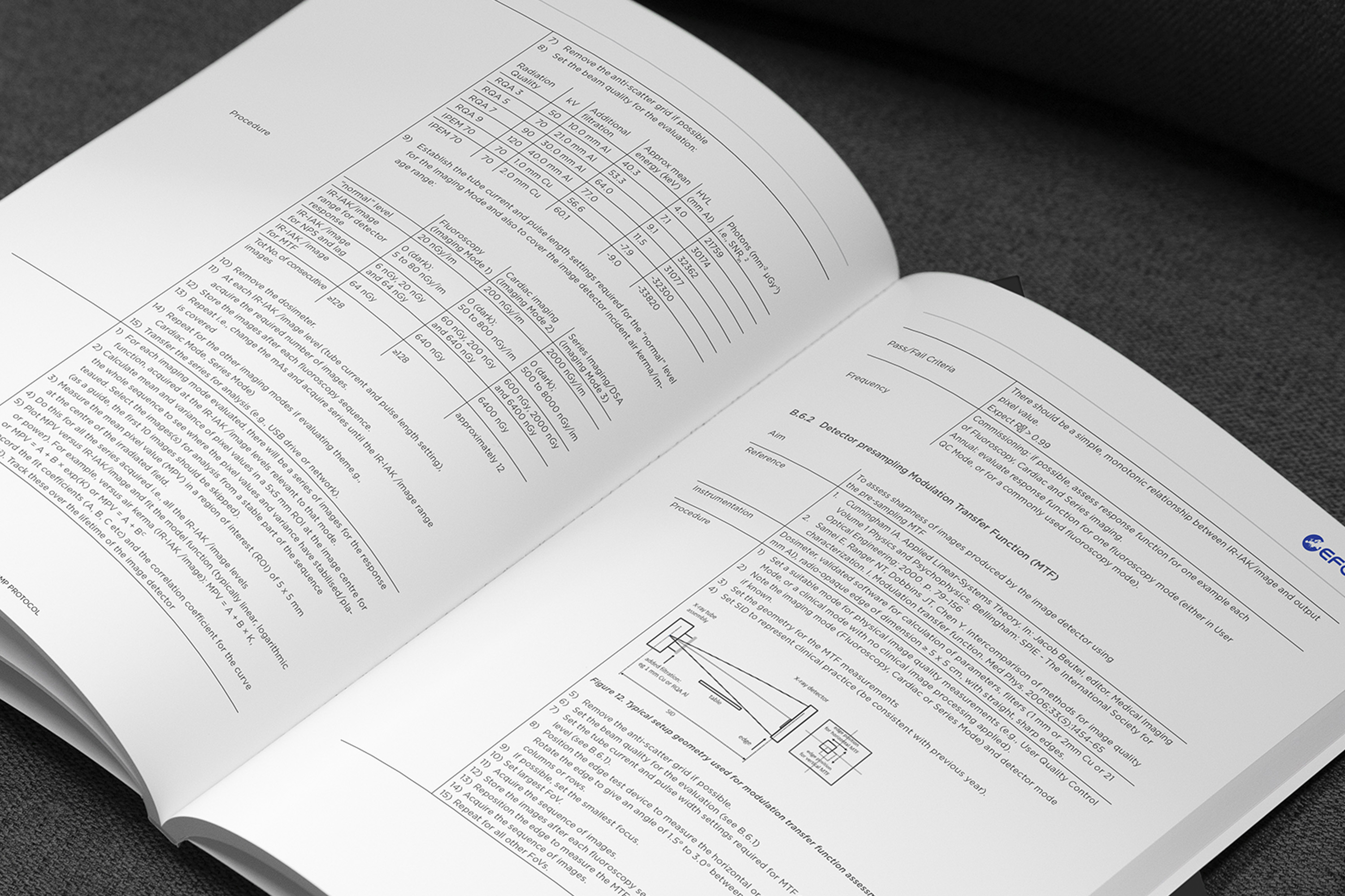 EFOMP Radiology Core Curriculum open Spread.