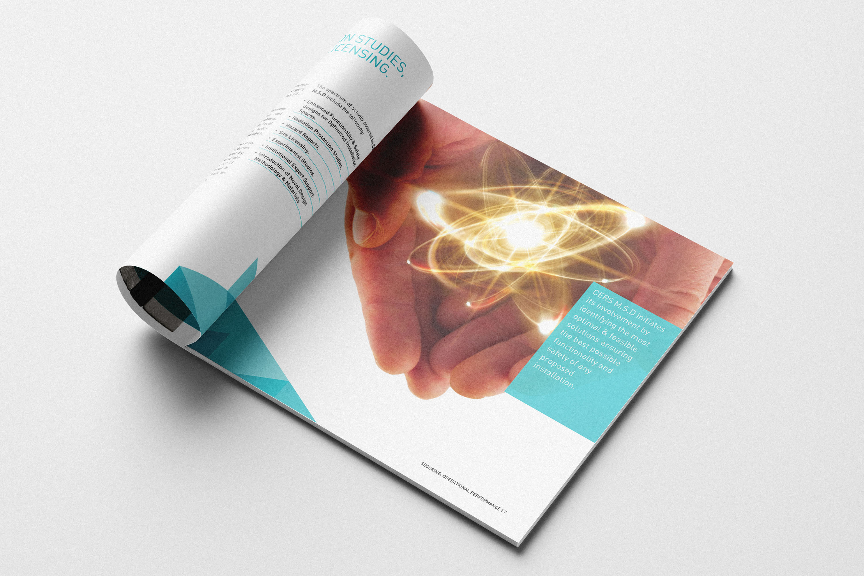 A page from CERS Medical Division Services brochure.