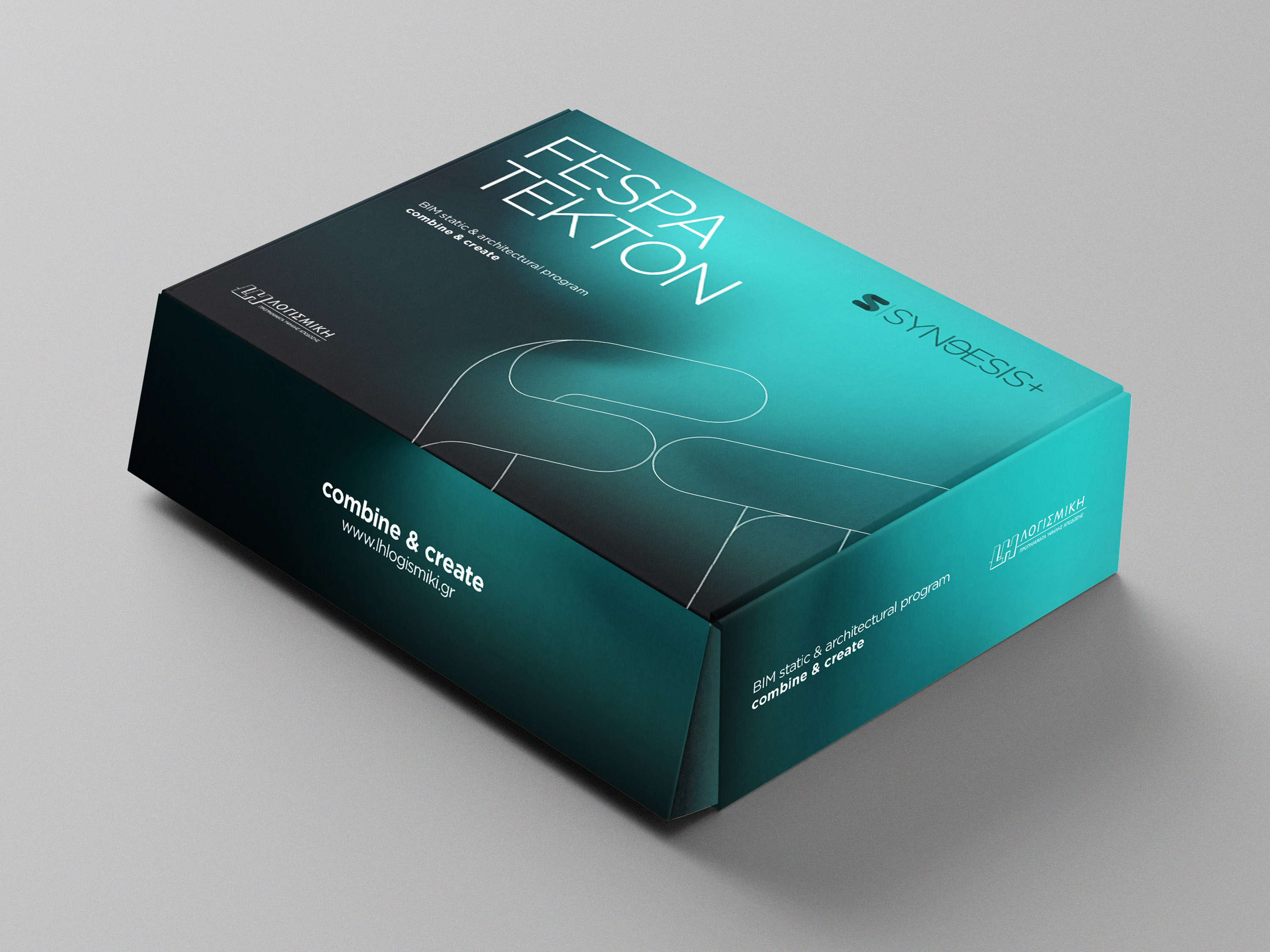 Tekton Fespa Software Packaging. The software box includes a booklet, installation CDs and a series of posters. It also features a LH branded mousepad.