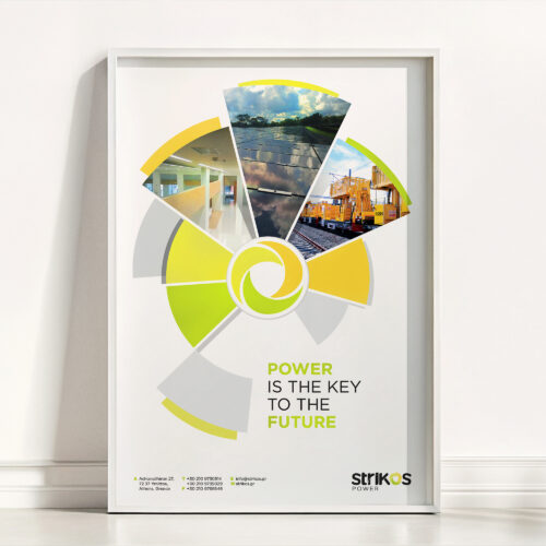 Strikos Power S.A. Poster design.