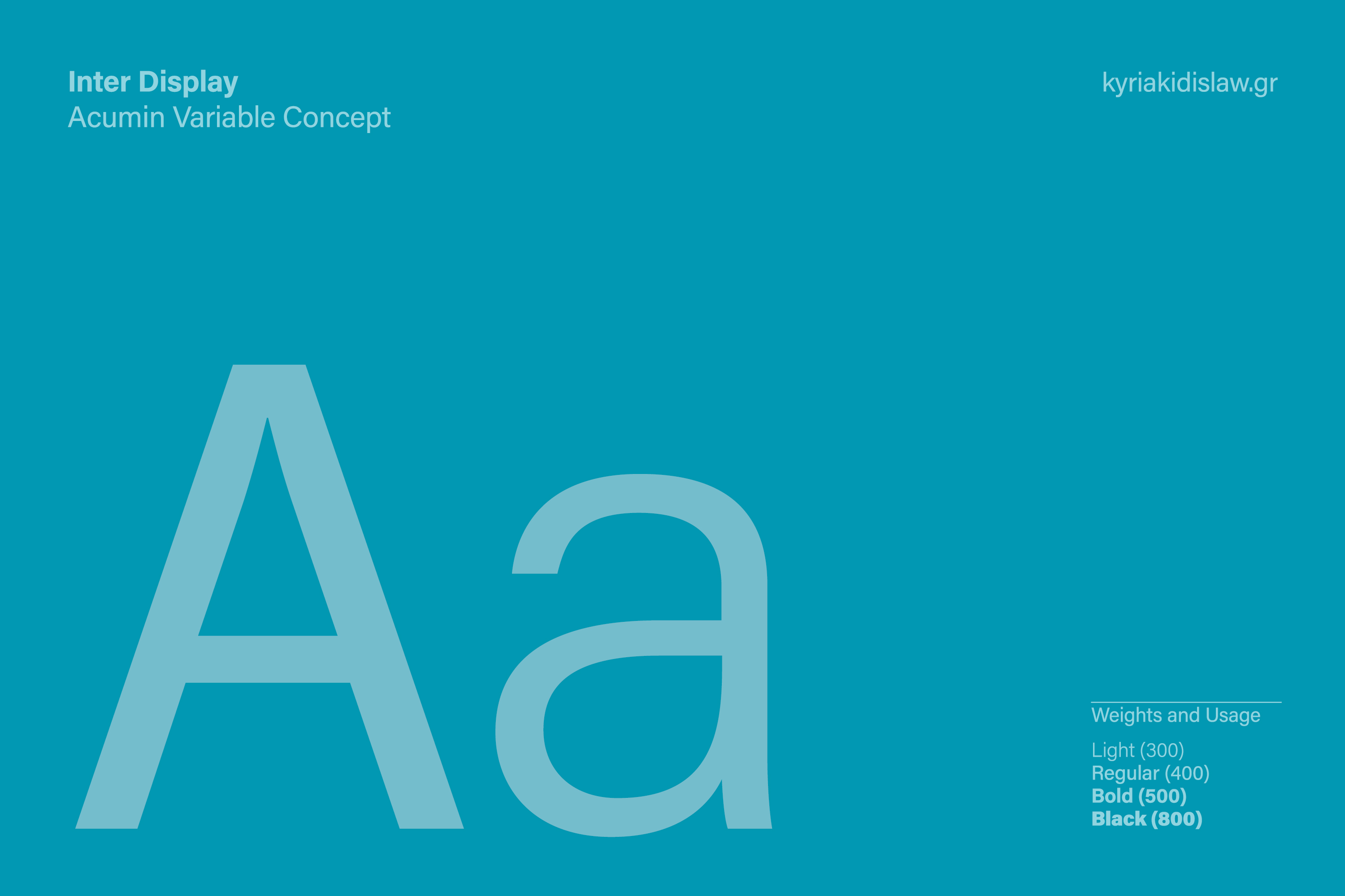 Kyriakidis Law Typography.