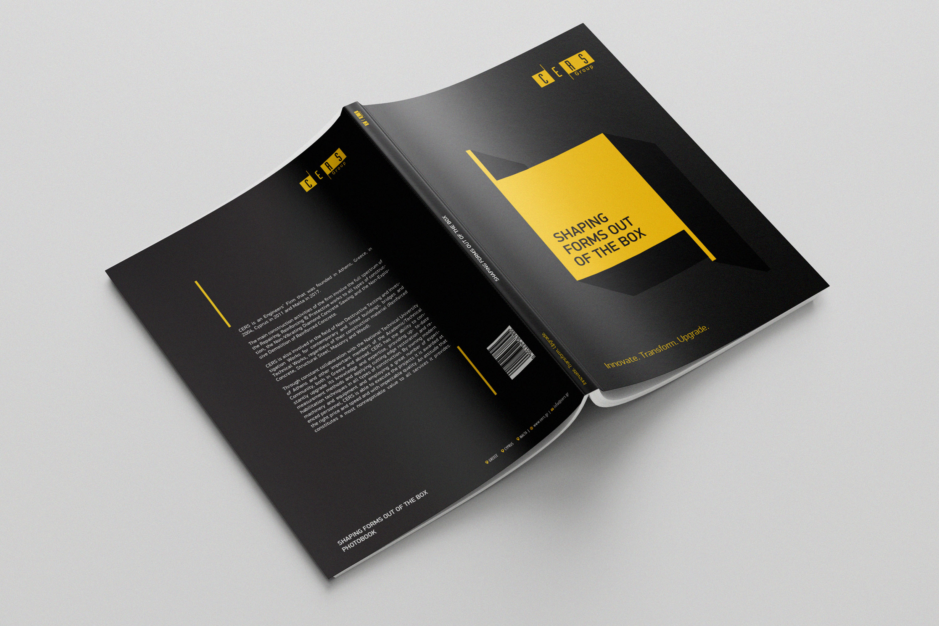 CERS Group Projects Photobook design.