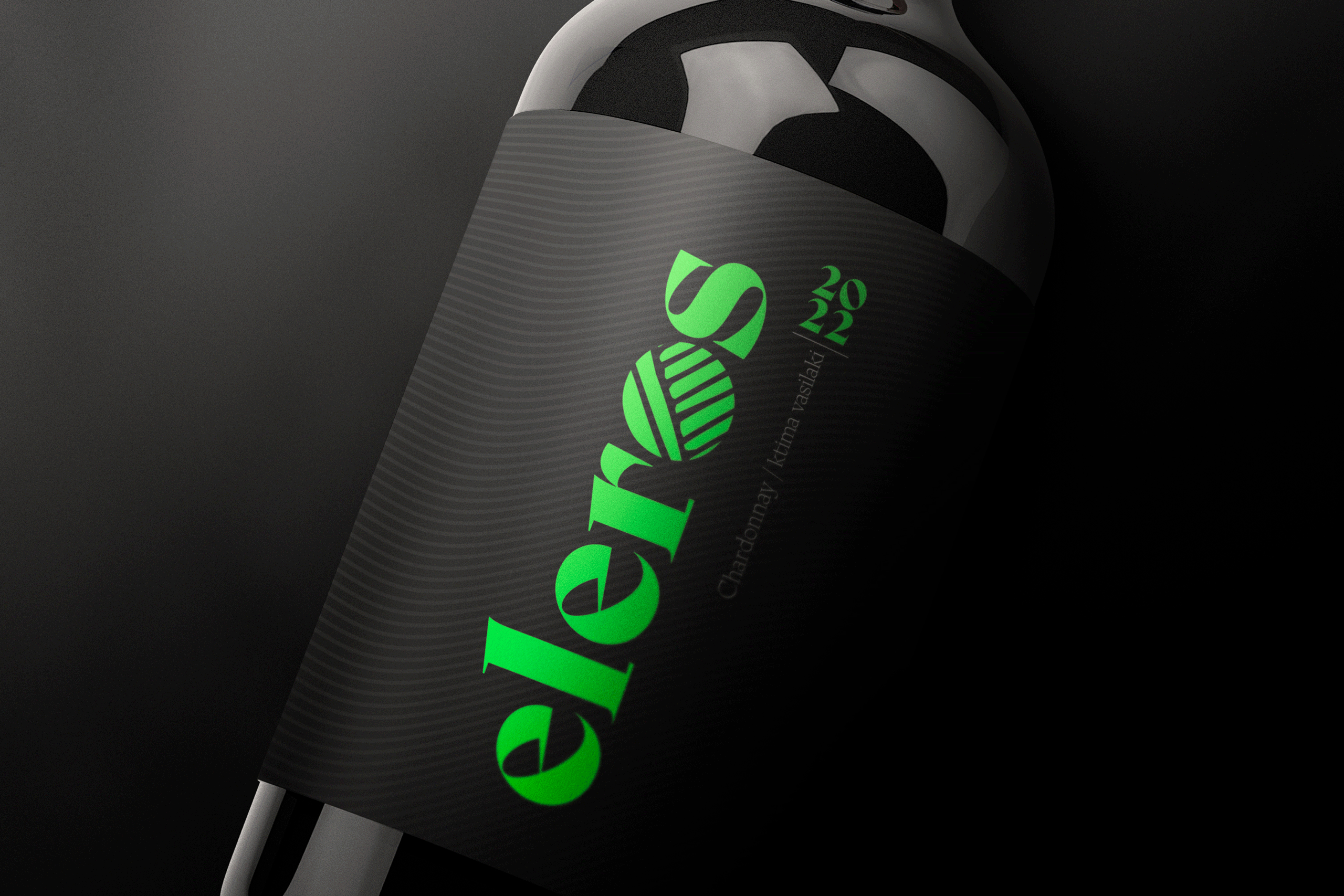 Eleros - Flaira Wines sleeve design and art direction.