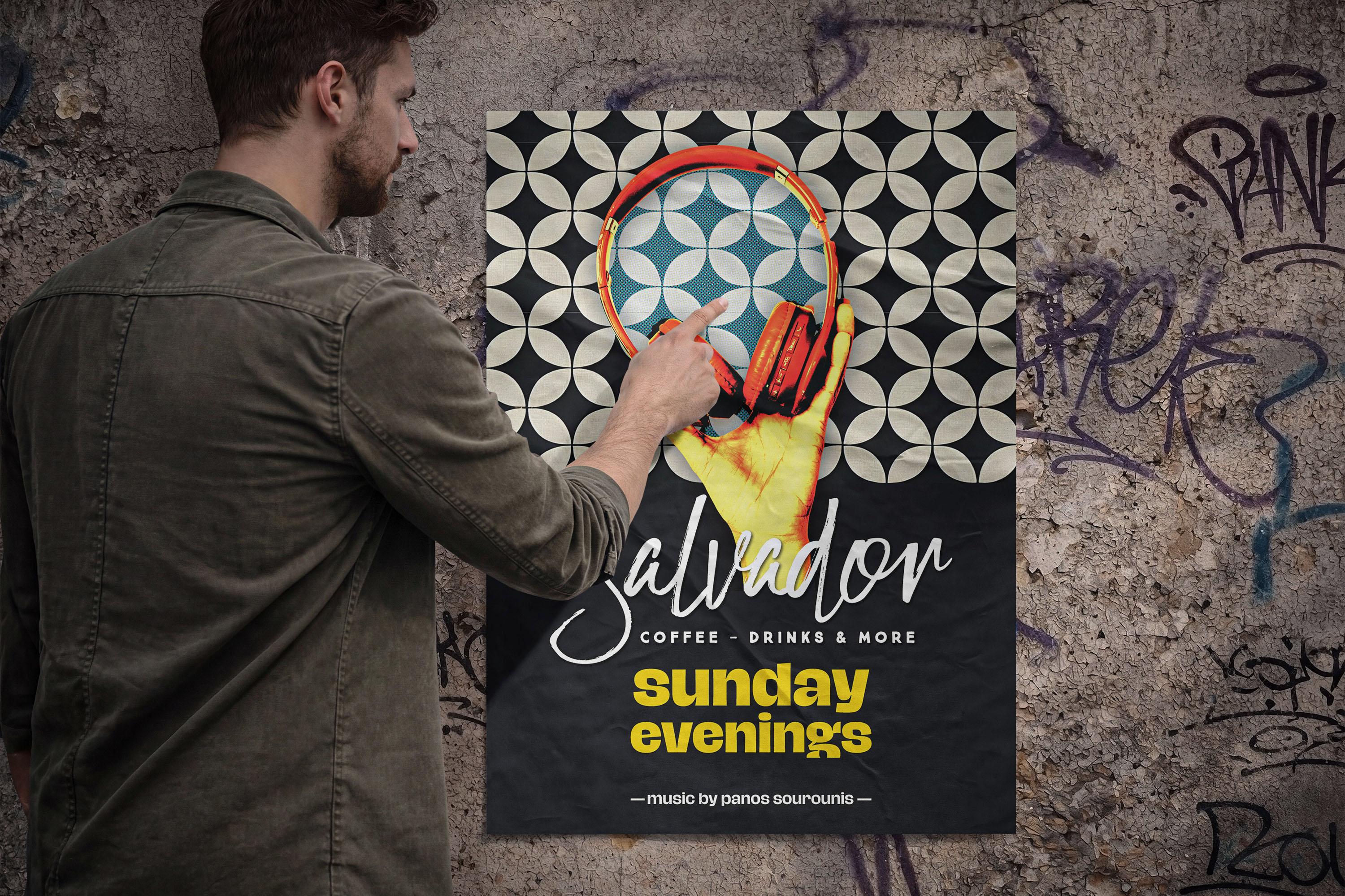 Salvador Sunday Nights poster design.