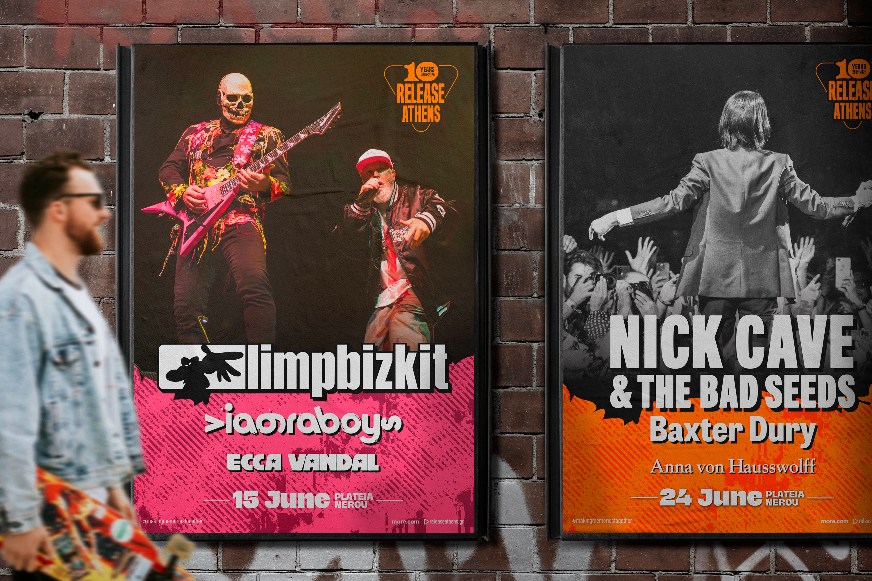 Release Athens Festival 2026 Lineup posters.