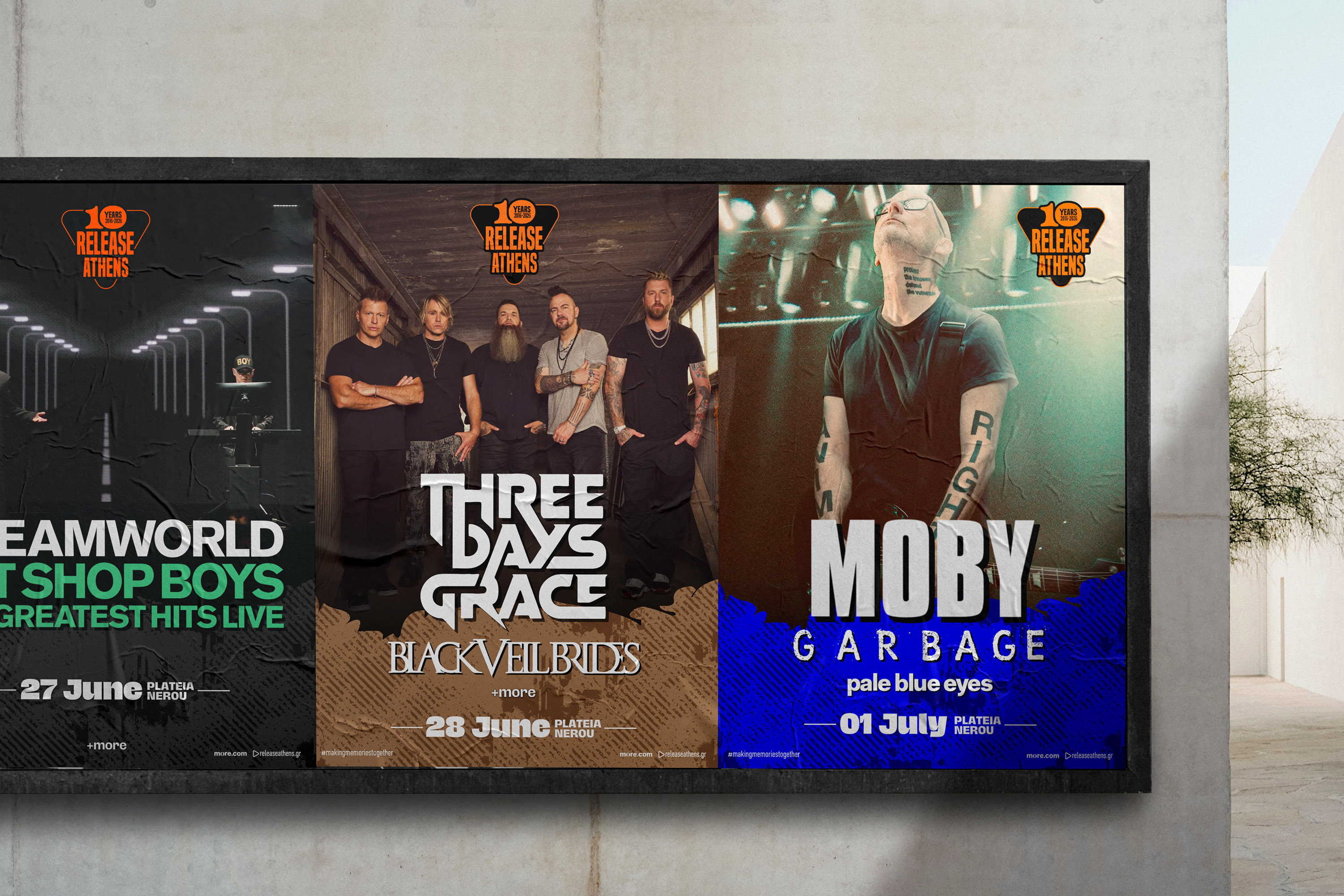 Release Athens Festival 2026 Lineup posters.