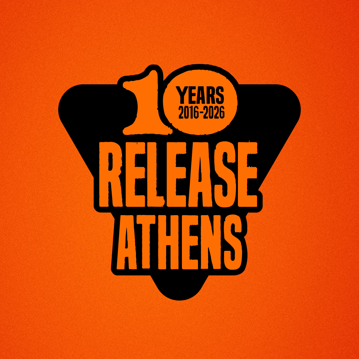 Release Athens Festival Anniversary logo design.