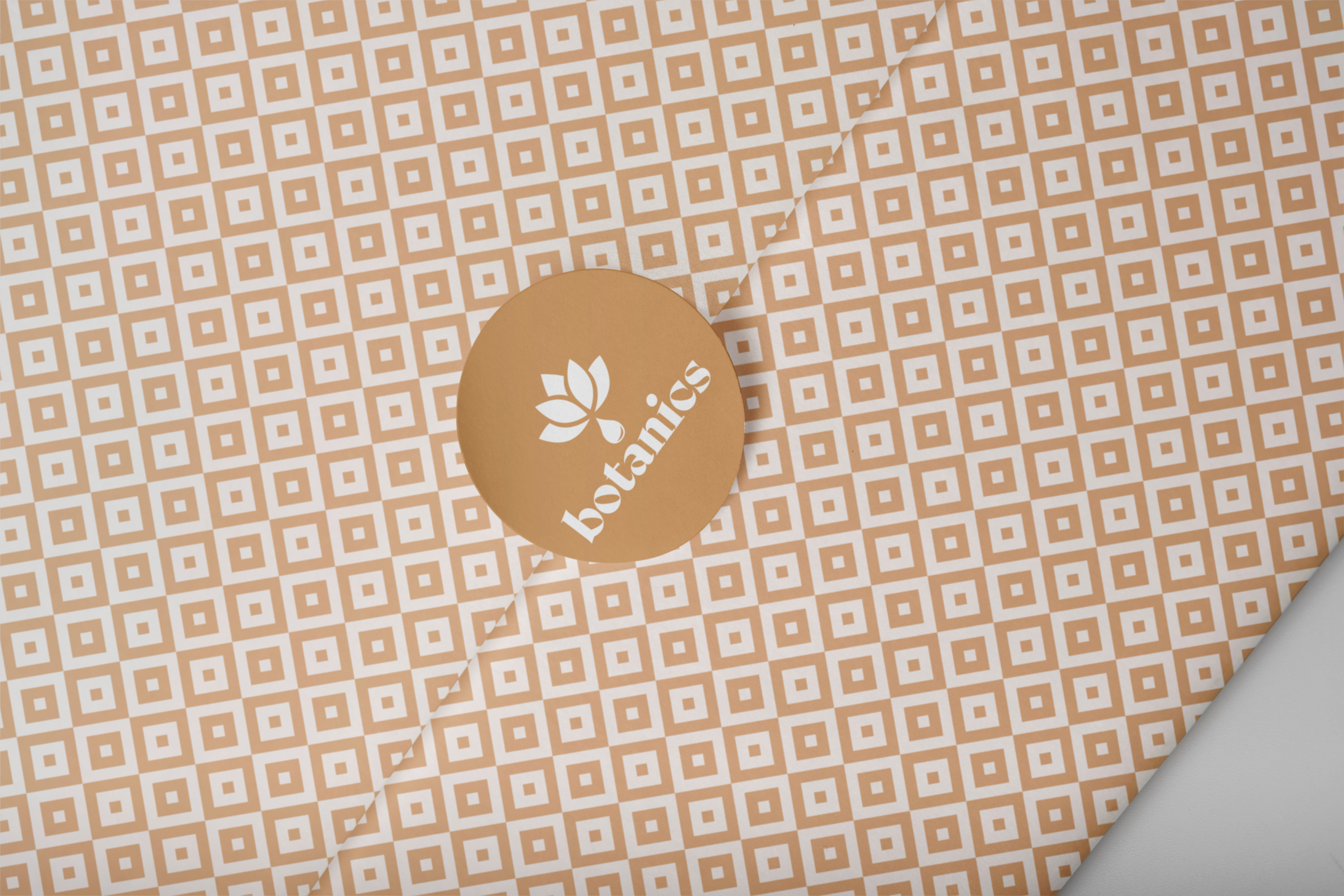 botanics wrapping paper.