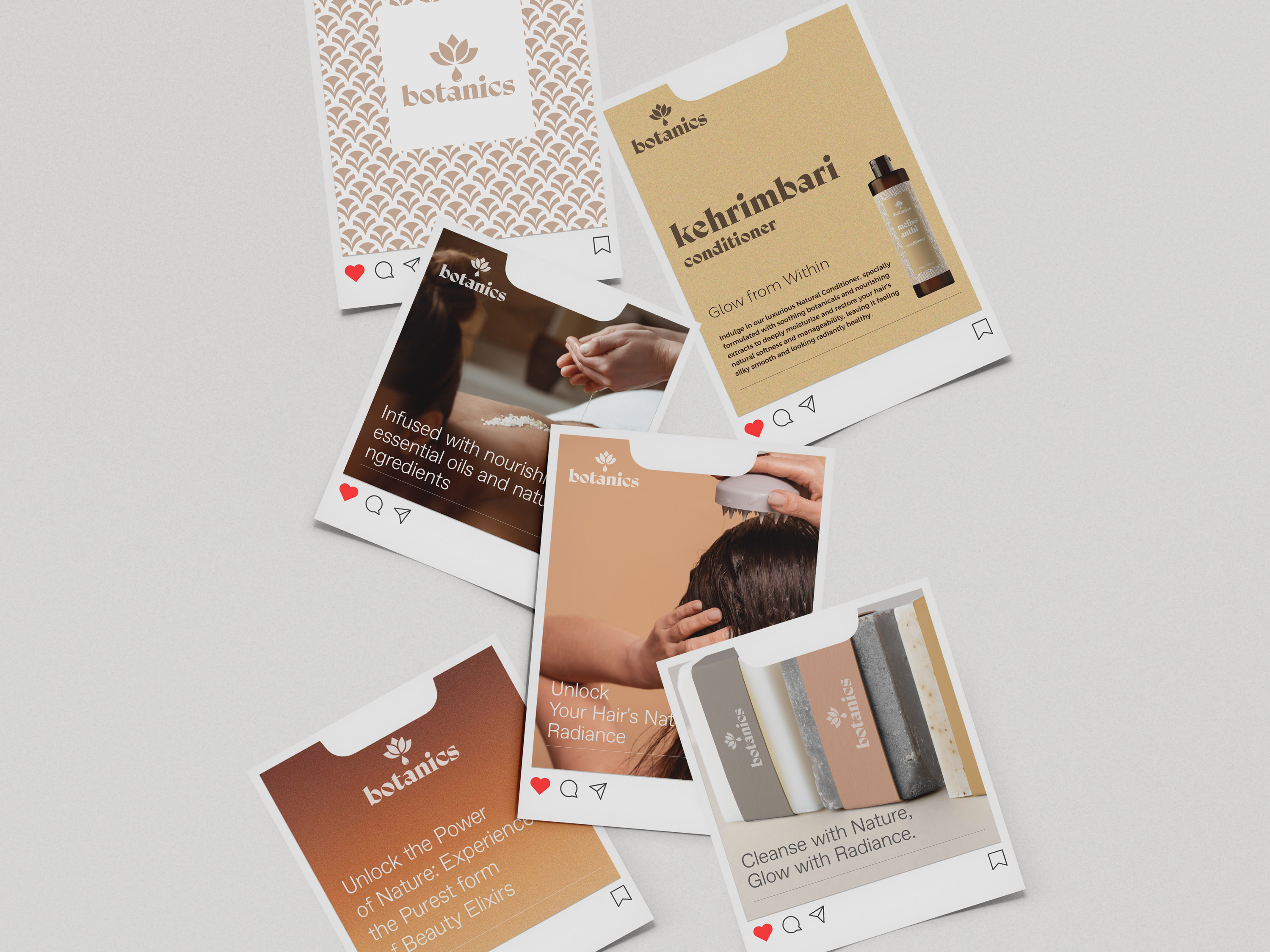 Botanics Social Media. Instagram templates